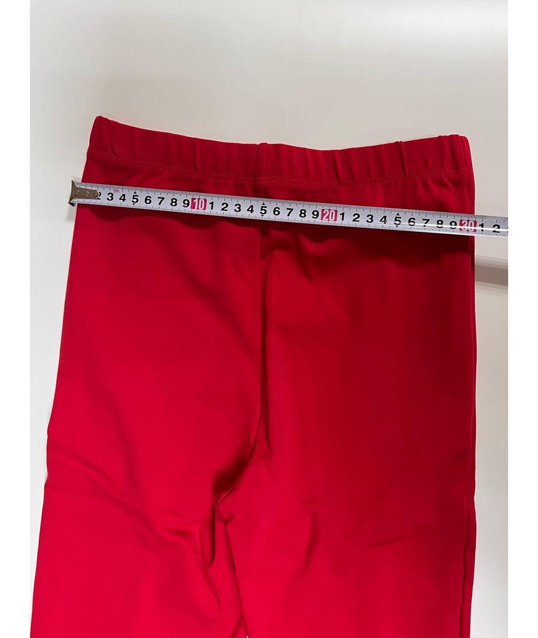 BALENCIAGA Красный хлопко-эластановый спортивные костюмы, фото 4