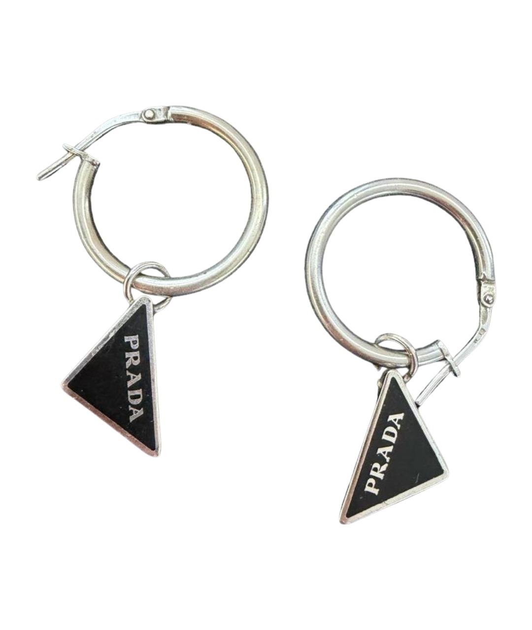 PRADA Серебряные серебряные серьги, фото 1