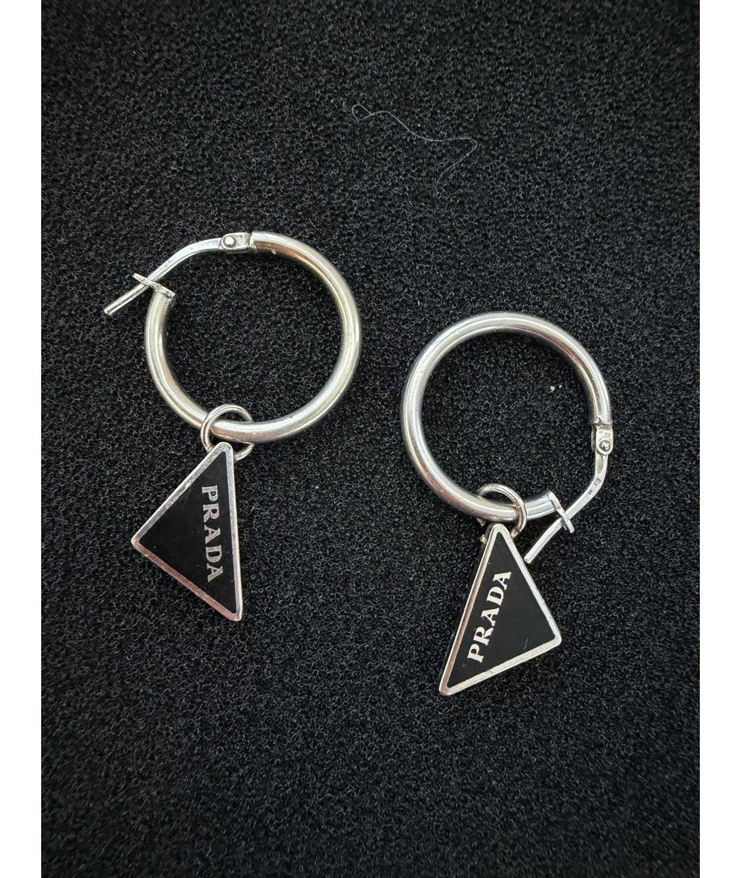 PRADA Серебряные серебряные серьги, фото 4