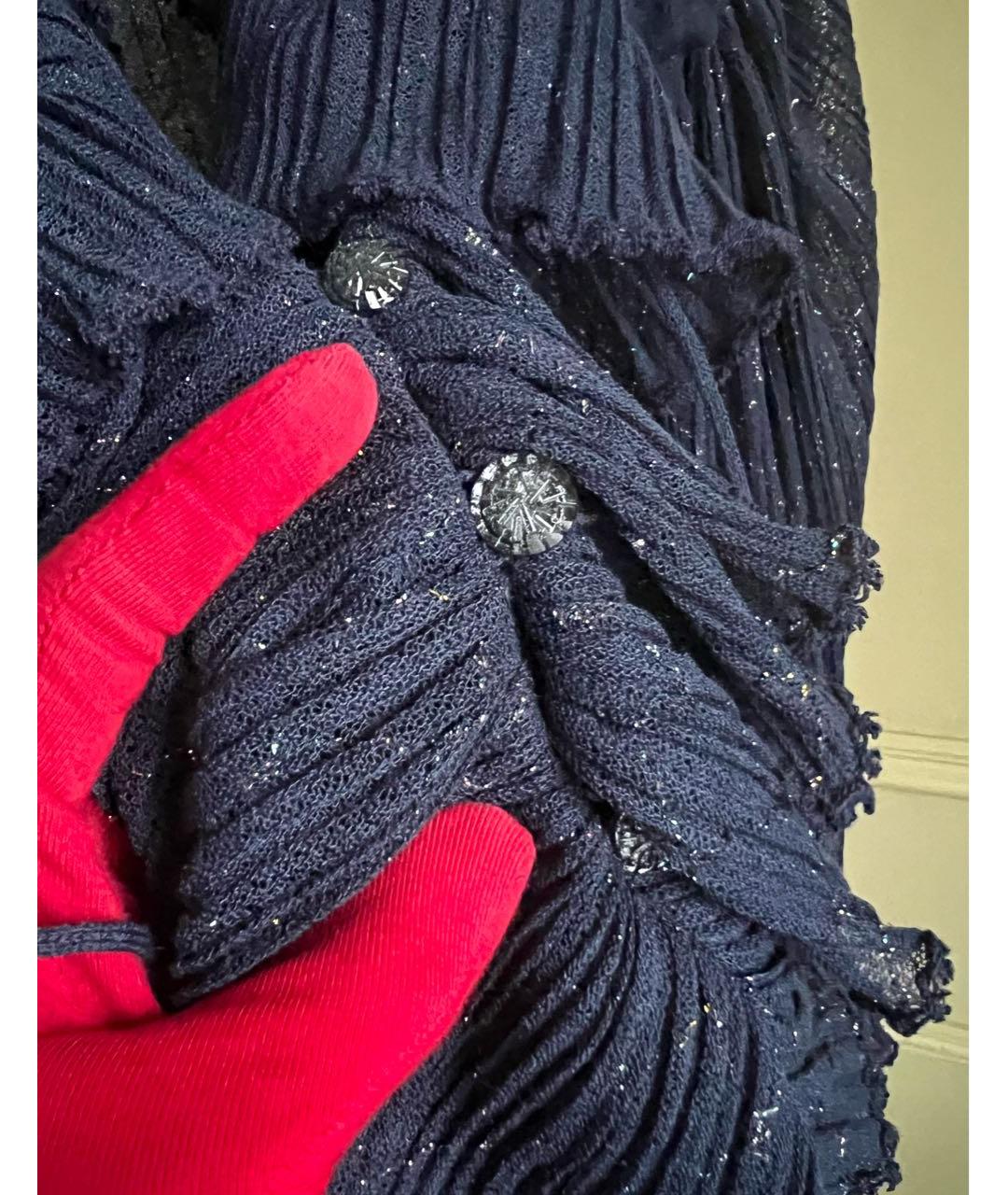 CHANEL Темно-синее вечернее платье, фото 6