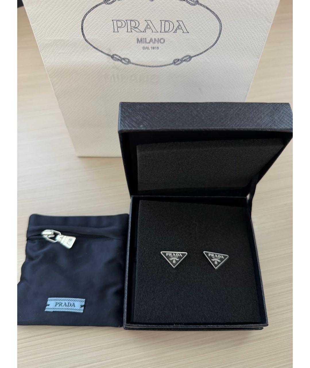 PRADA Серебряные серебряные серьги, фото 4