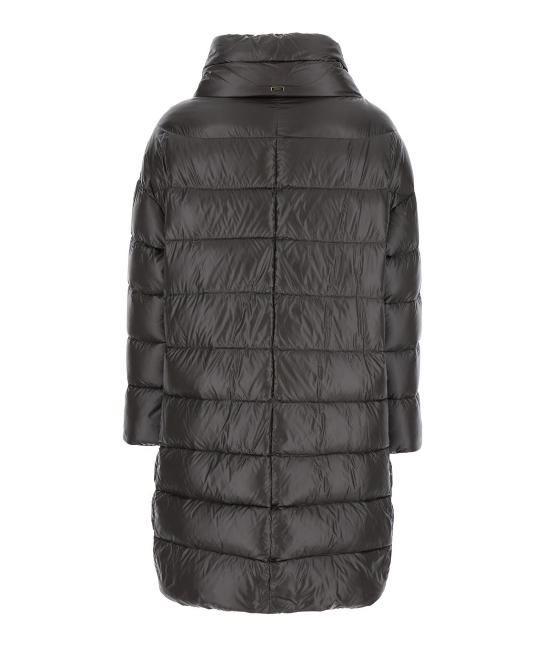 HERNO Серый полиамидовый пуховик, фото 2