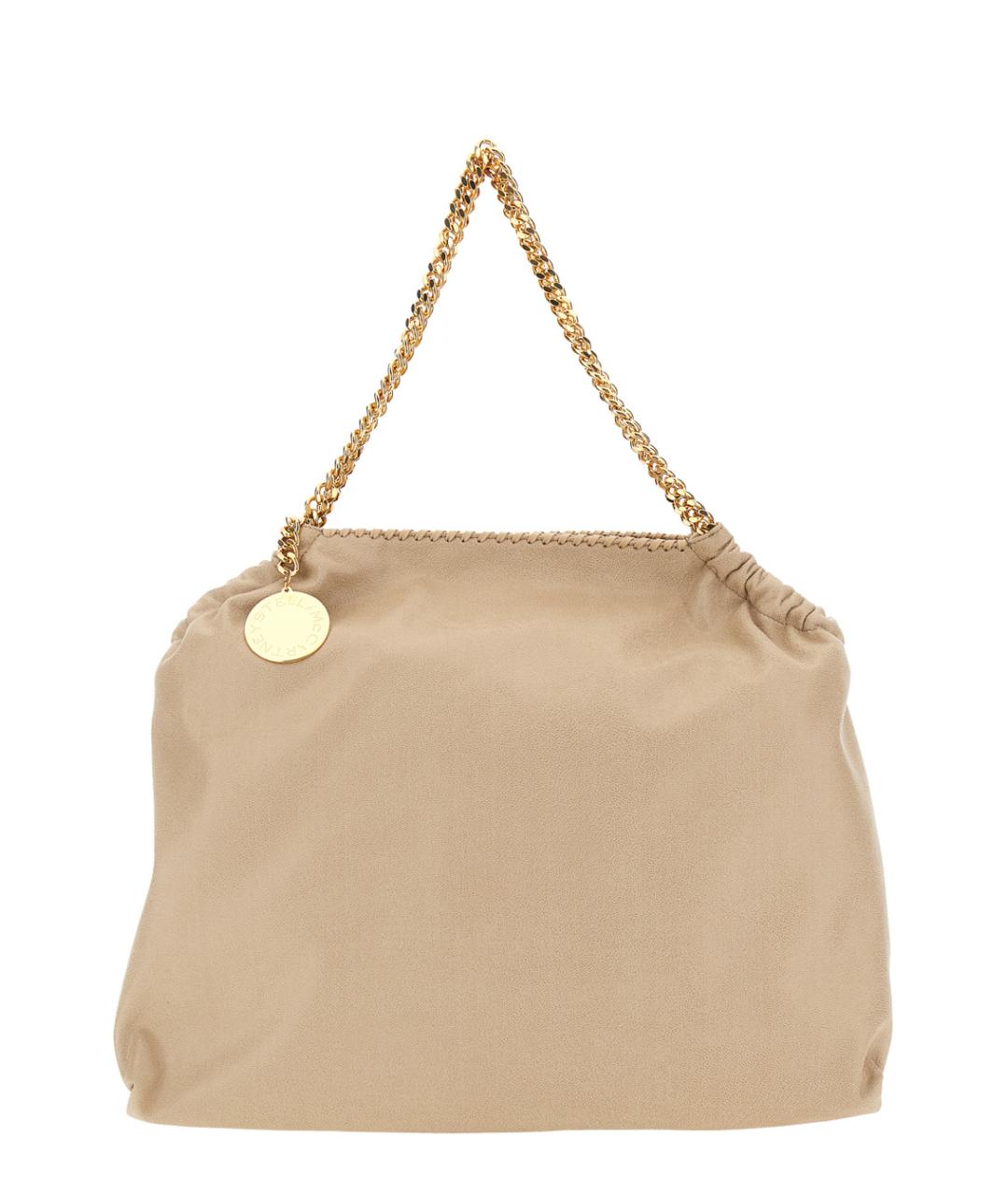 STELLA MCCARTNEY Бежевая сумка тоут из искусственной кожи, фото 1