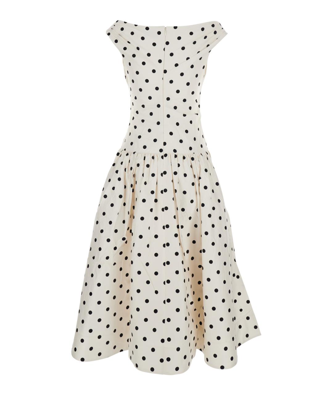 SELF-PORTRAIT Белое хлопковое повседневное платье, фото 2