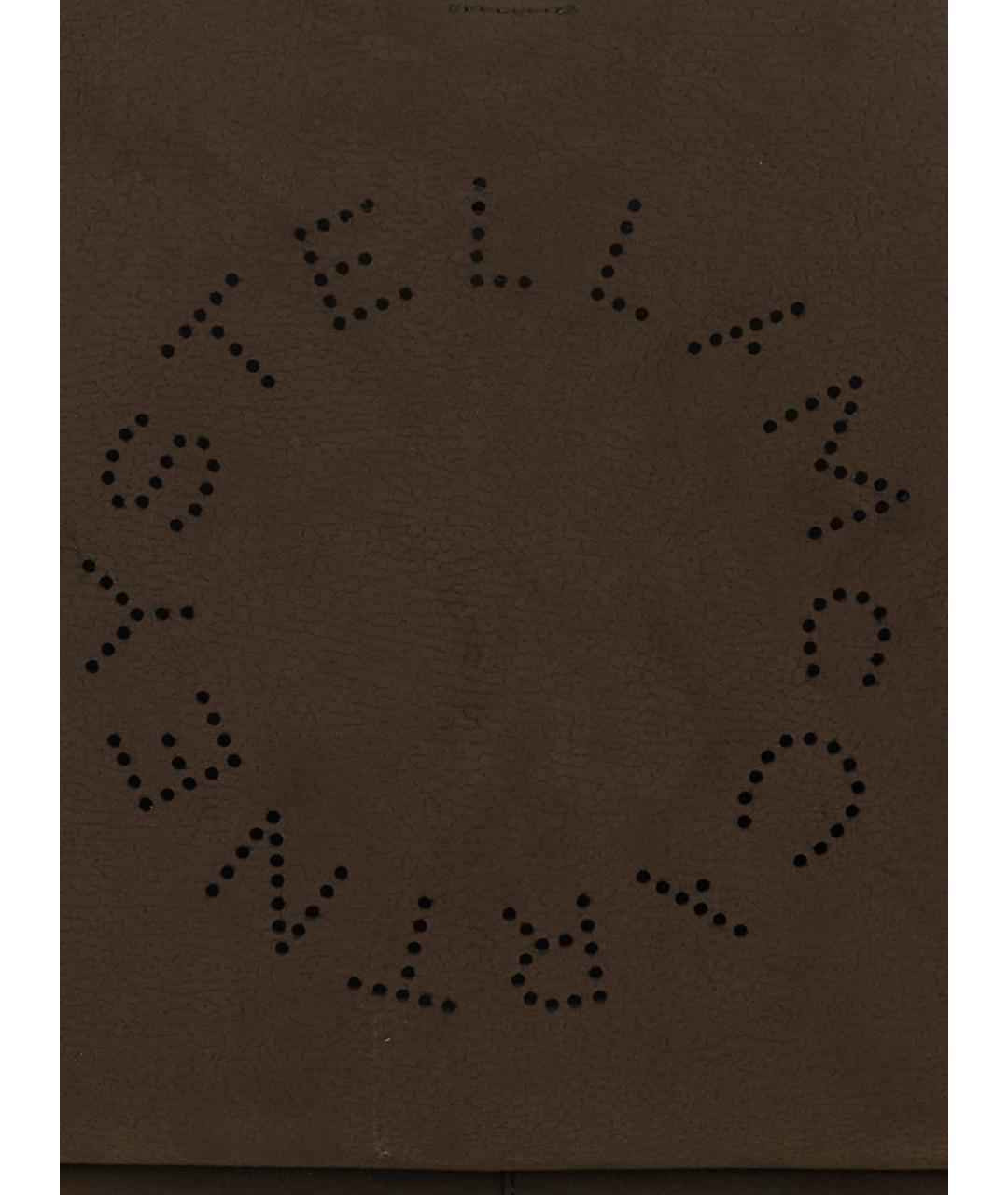 STELLA MCCARTNEY Коричневая сумка через плечо из искусственной кожи, фото 3