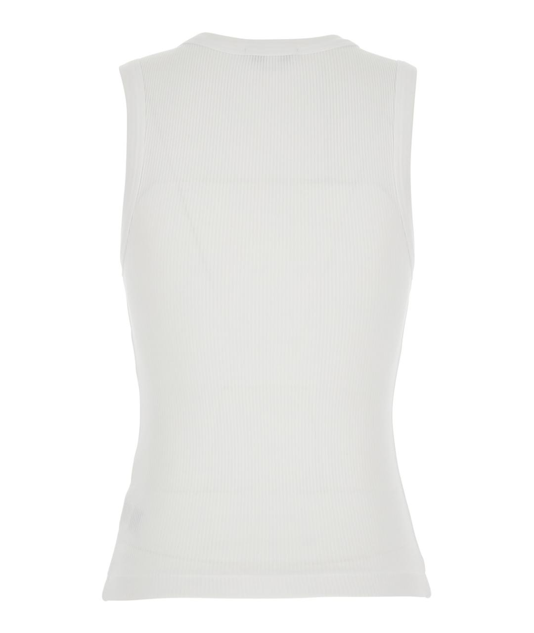 AGOLDE Белая хлопковая майка, фото 2