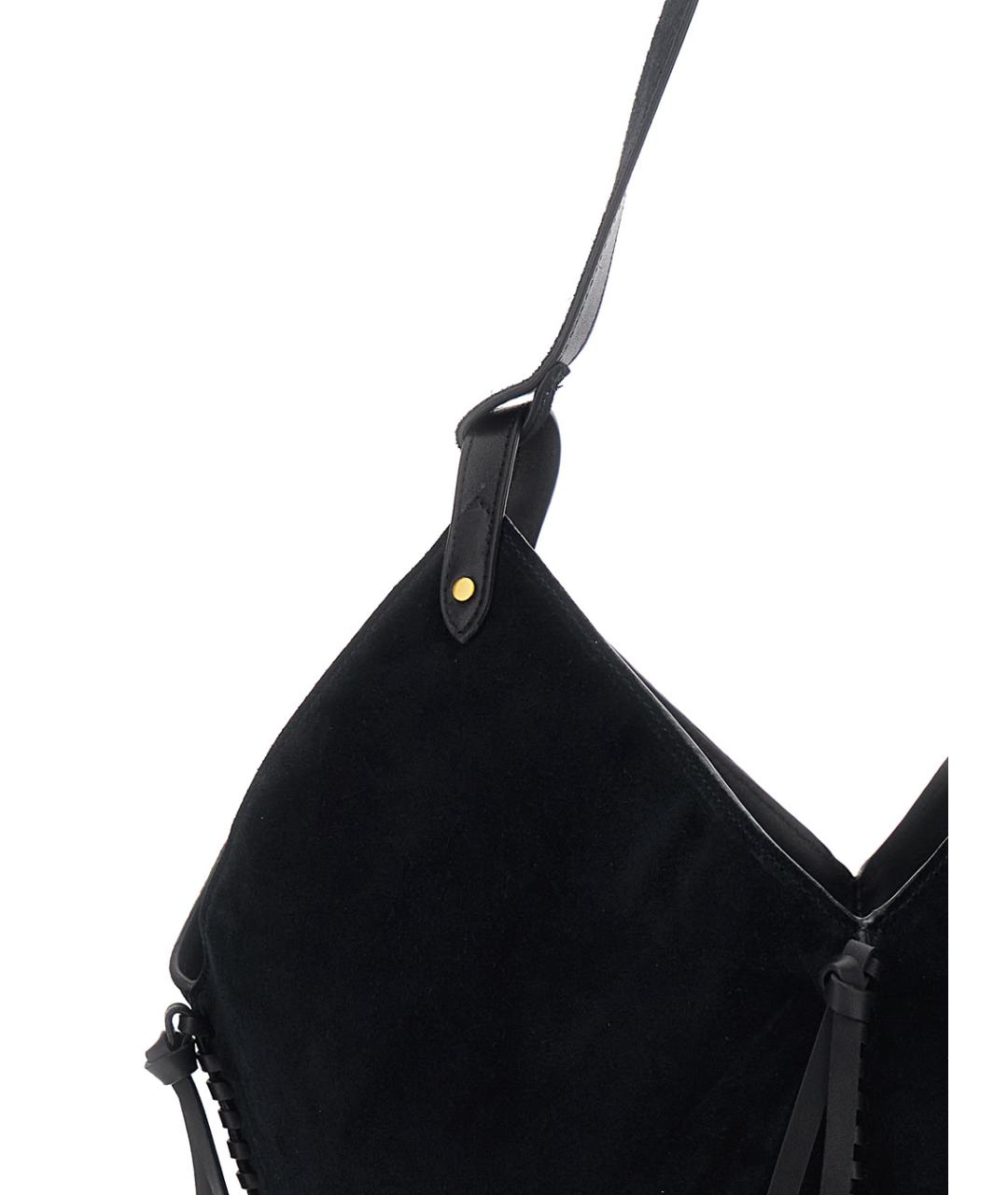 ISABEL MARANT Черная замшевая сумка через плечо, фото 3