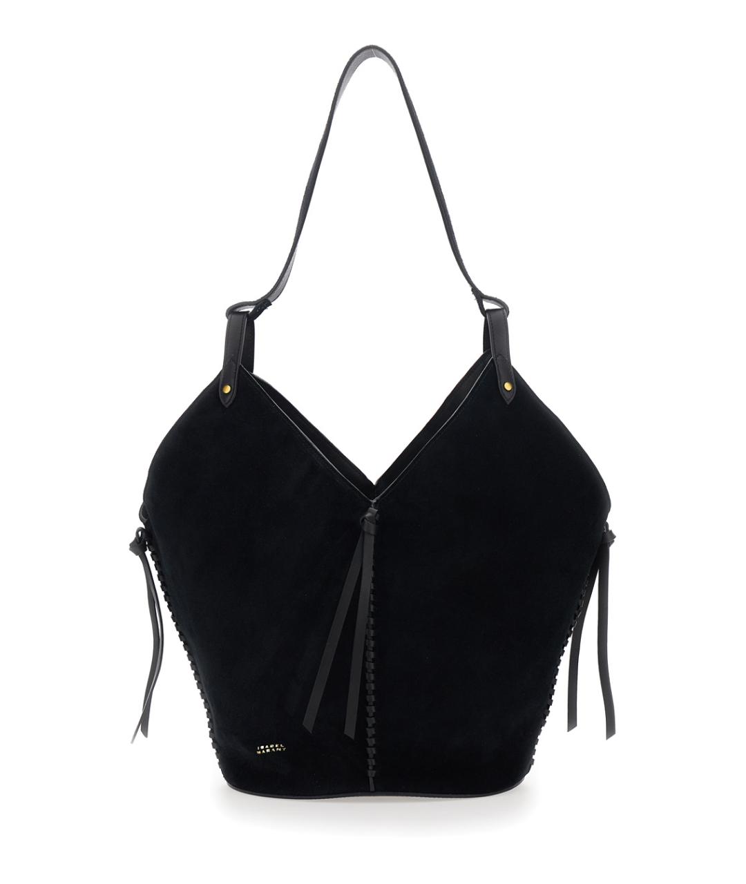 ISABEL MARANT Черная замшевая сумка через плечо, фото 1