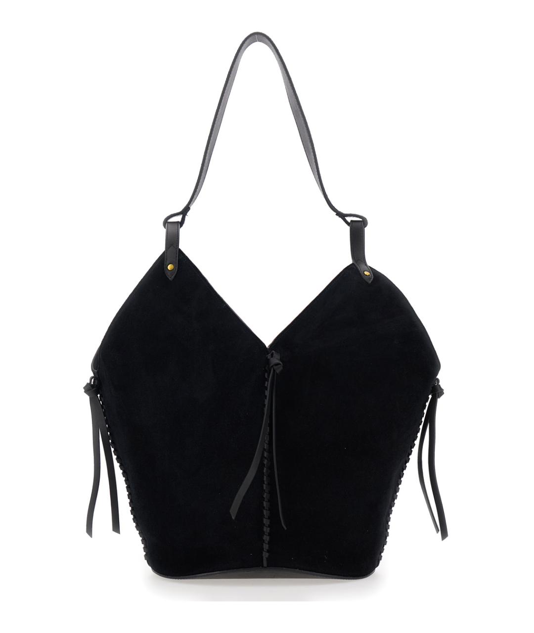 ISABEL MARANT Черная замшевая сумка через плечо, фото 2