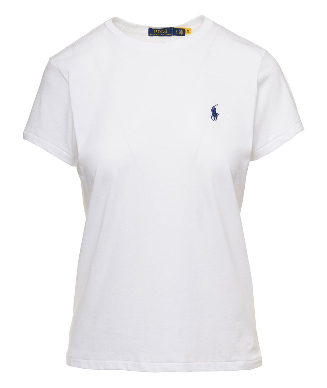 POLO RALPH LAUREN Белая хлопковая футболка, фото 1