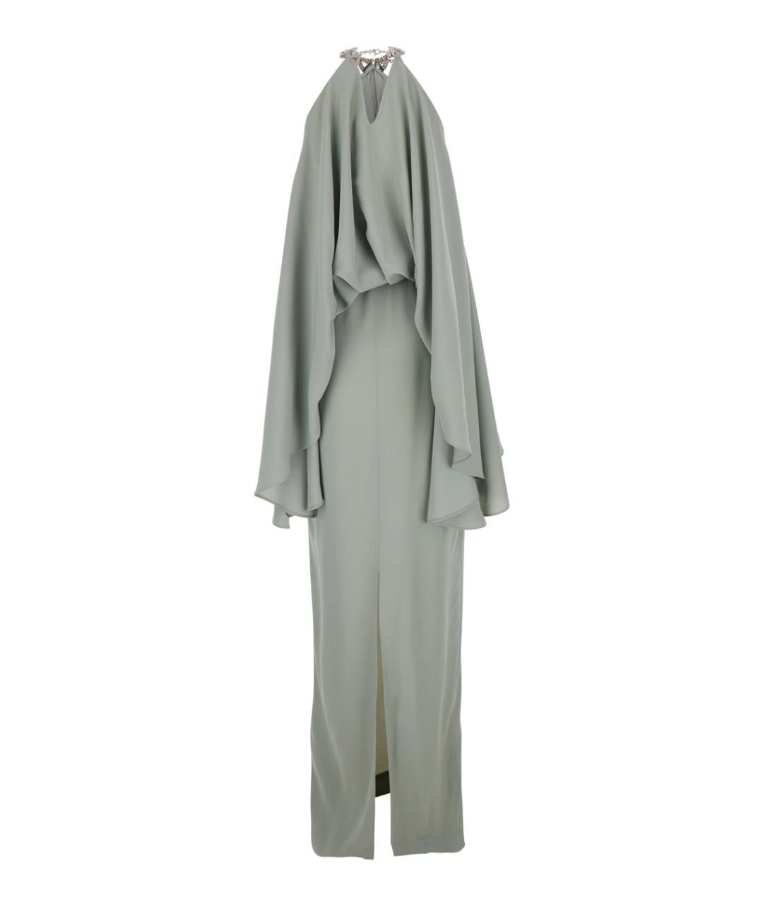 TALLER MARMO Зеленые ацетатное вечернее платье, фото 2