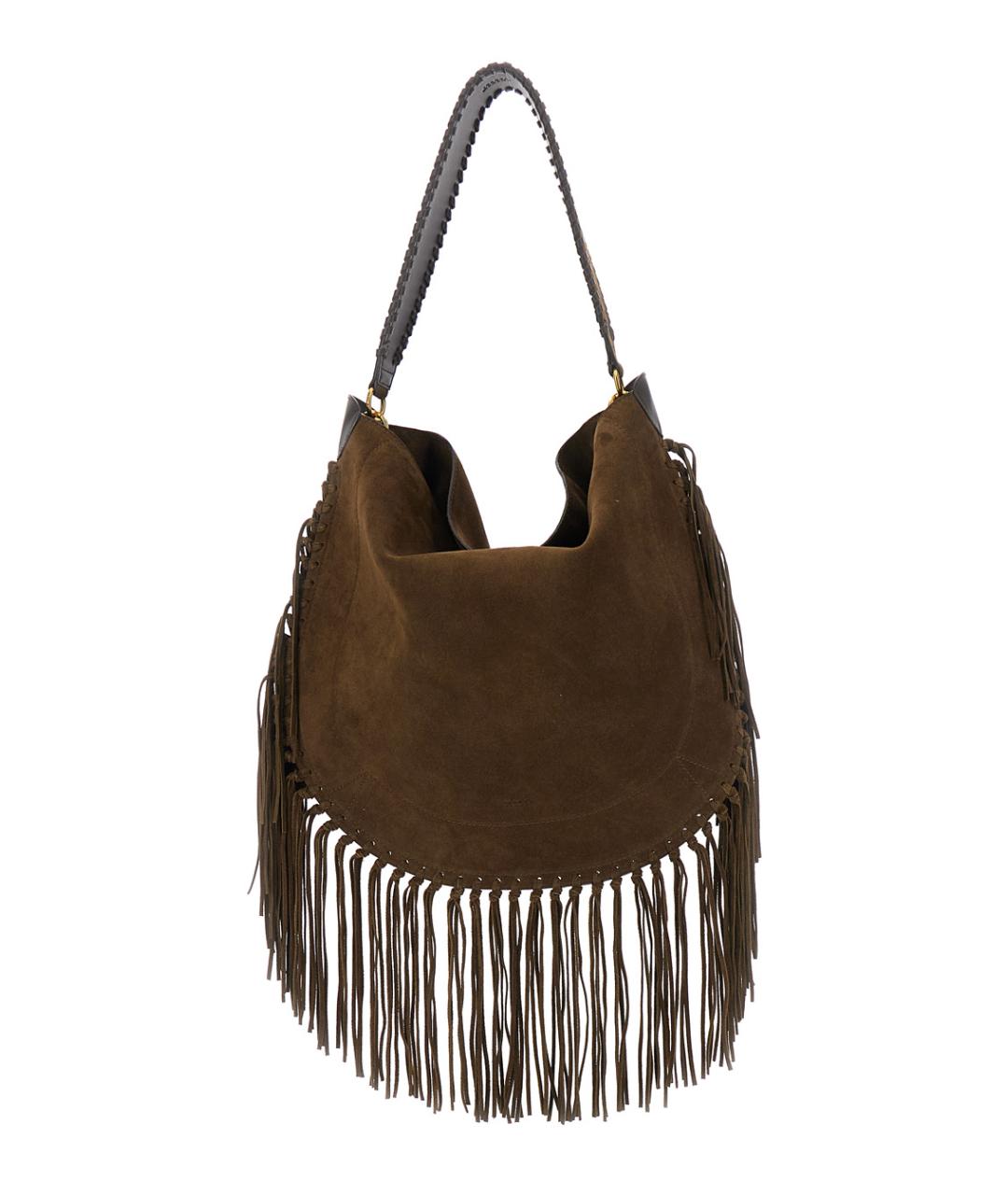 ISABEL MARANT Коричневая замшевая сумка через плечо, фото 1