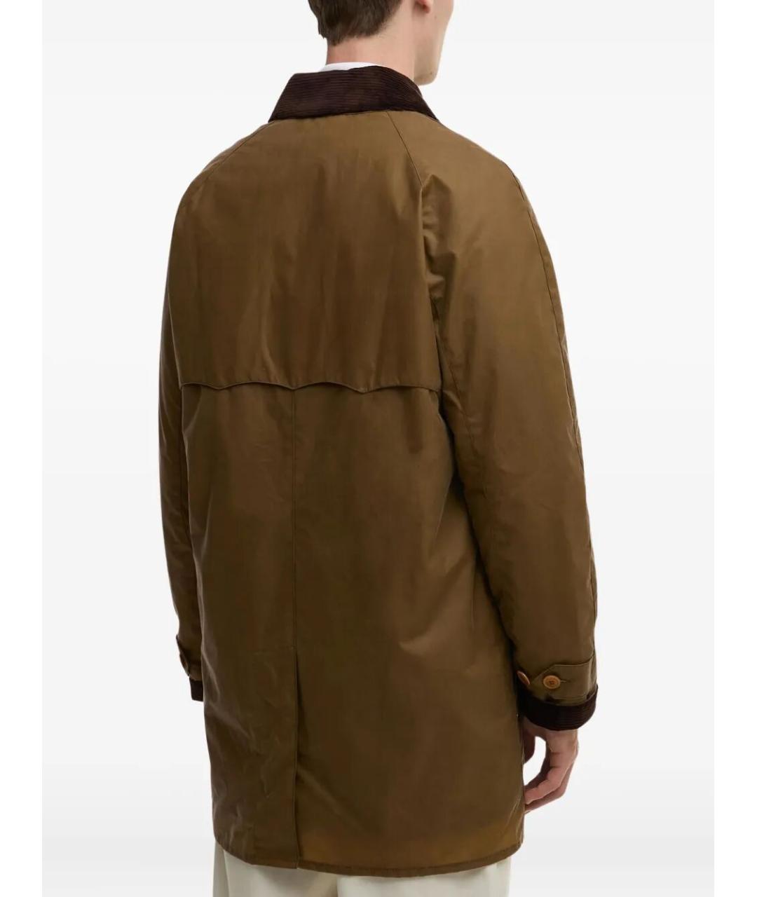 BARACUTA Коричневый хлопковый тренч / плащ, фото 3