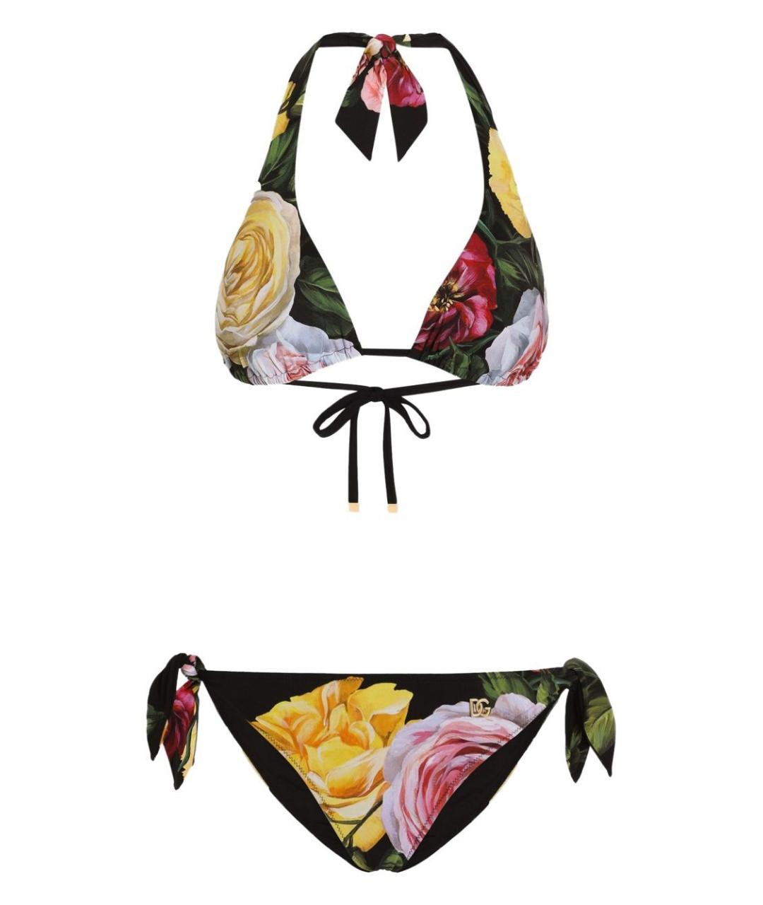 DOLCE&GABBANA Мульти полиамидовый купальник, фото 1