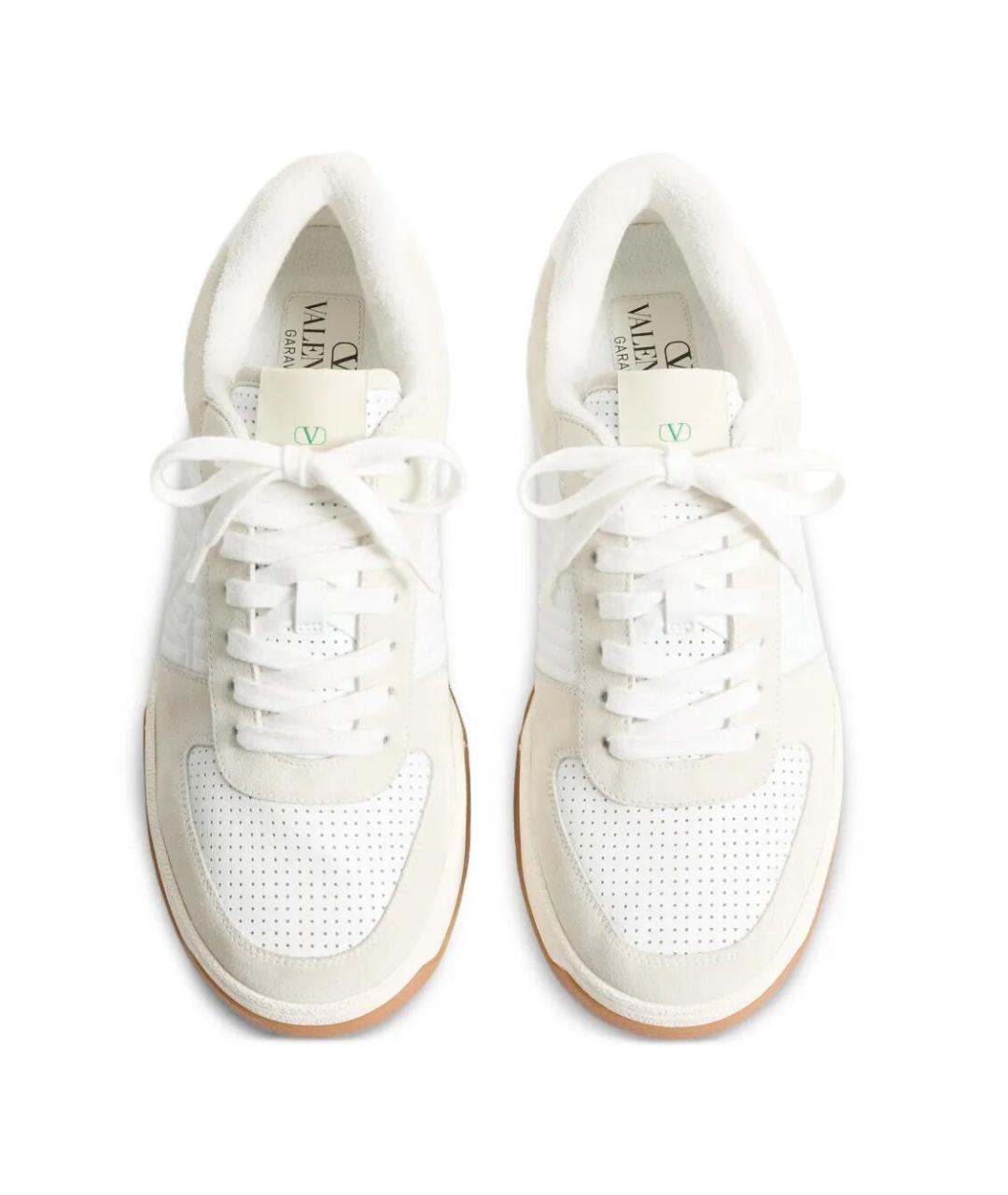 VALENTINO Мульти кожаные низкие кроссовки / кеды, фото 5