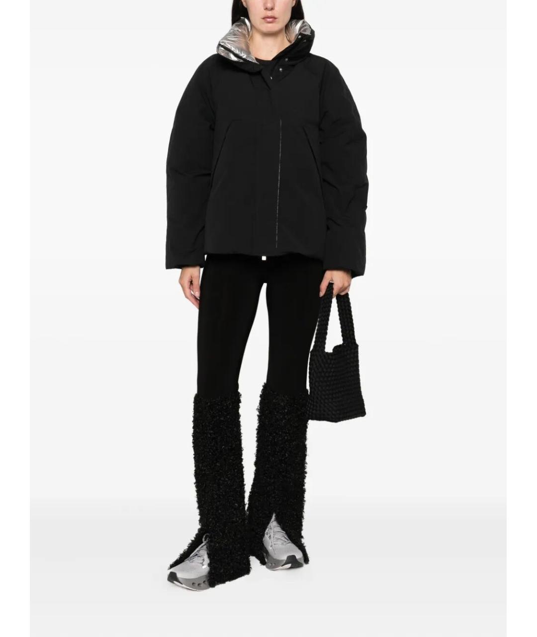 LAMINAR Черный полиамидовый пуховик, фото 2