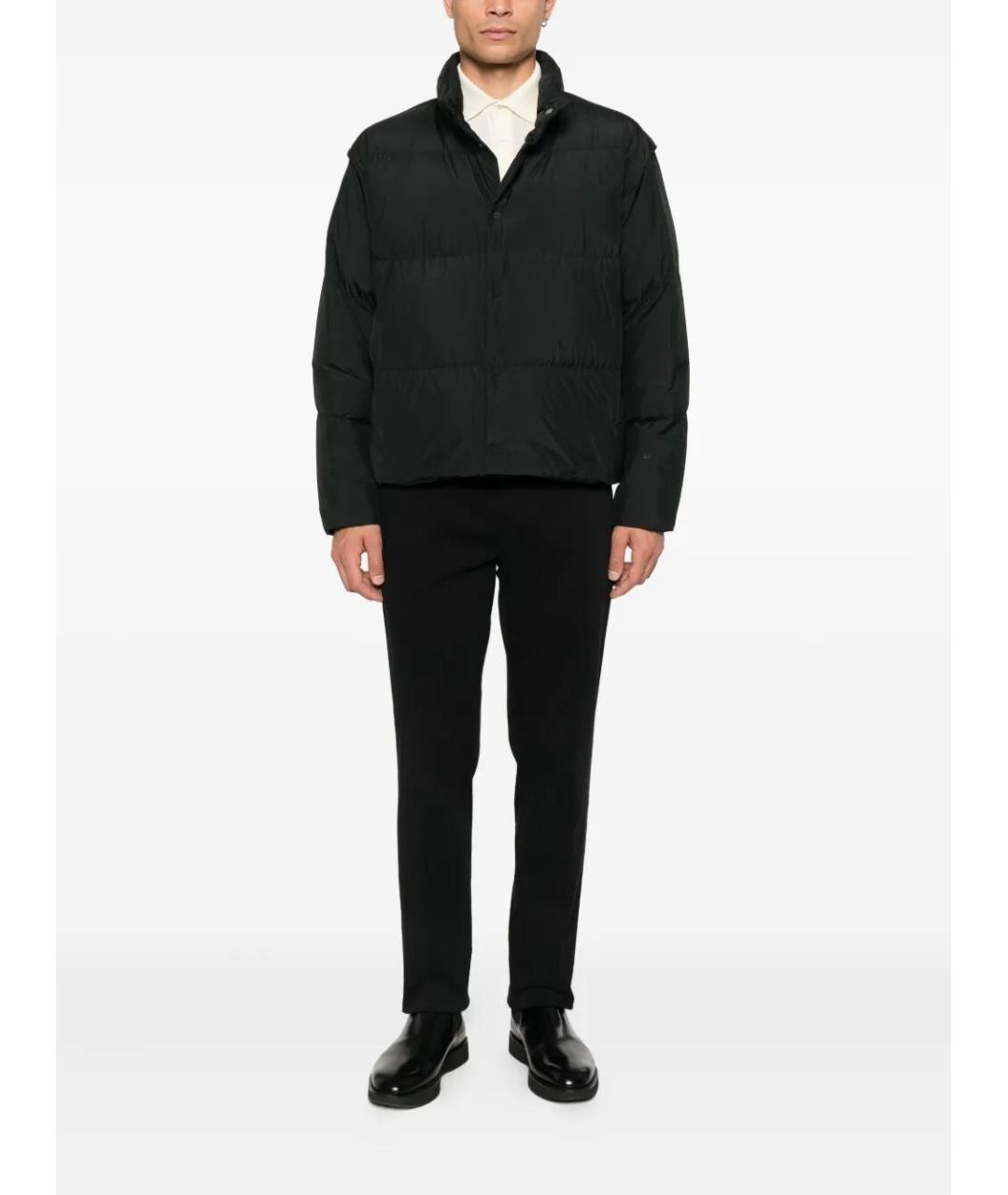 LAMINAR Черный полиамидовый пуховик, фото 2