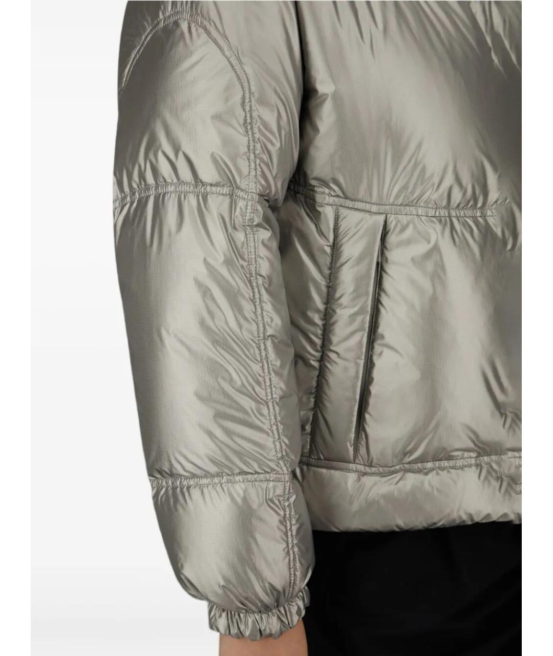 LAMINAR Серебрянный полиамидовый пуховик, фото 4