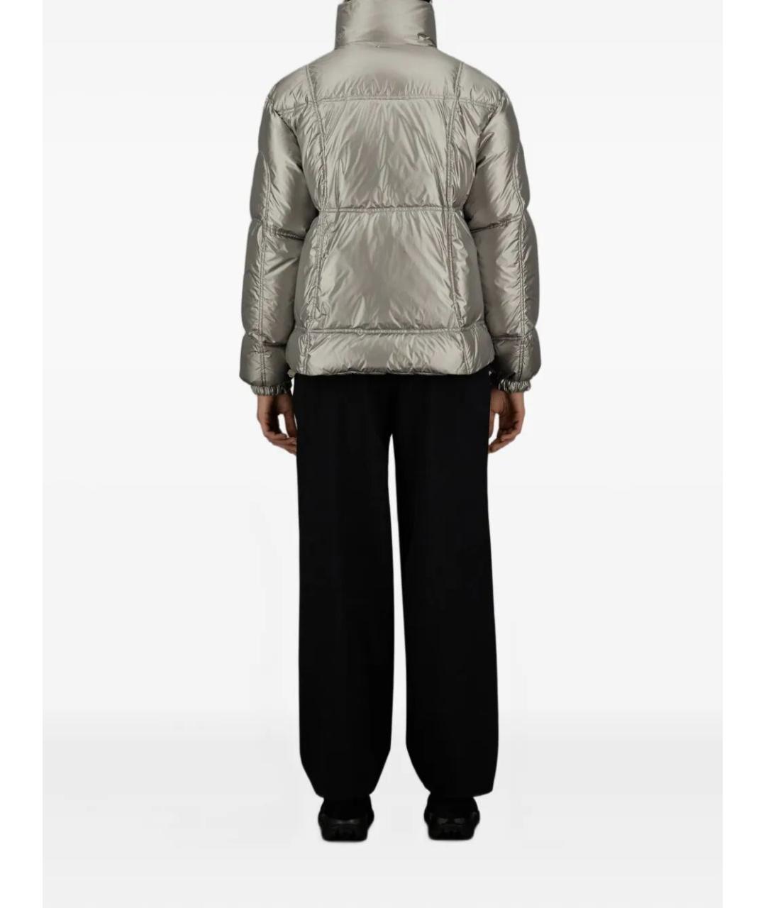 LAMINAR Серебрянный полиамидовый пуховик, фото 3