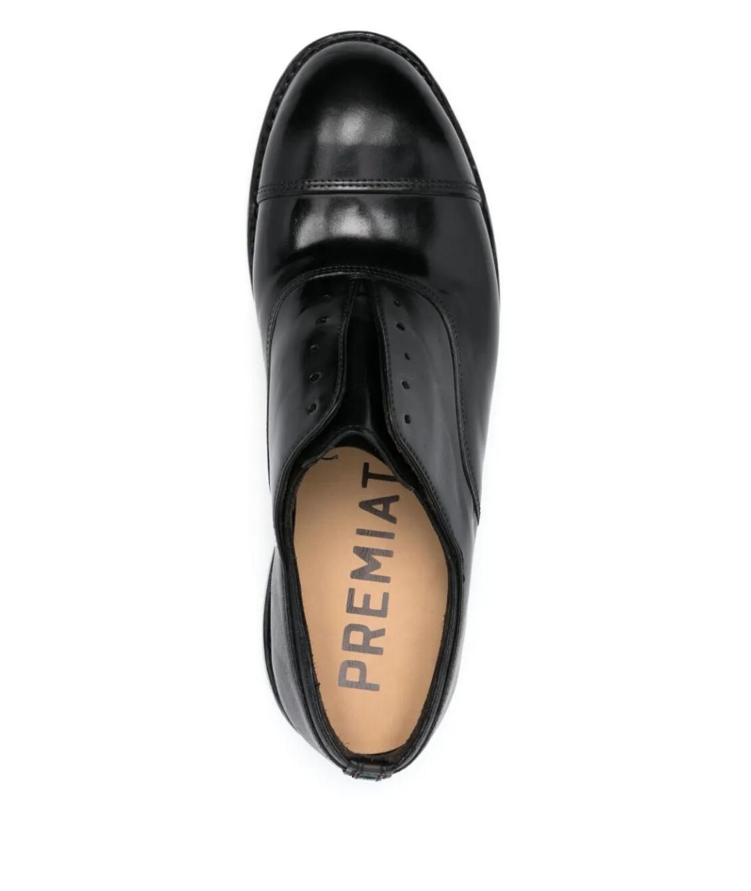 PREMIATA Черные кожаные туфли, фото 3