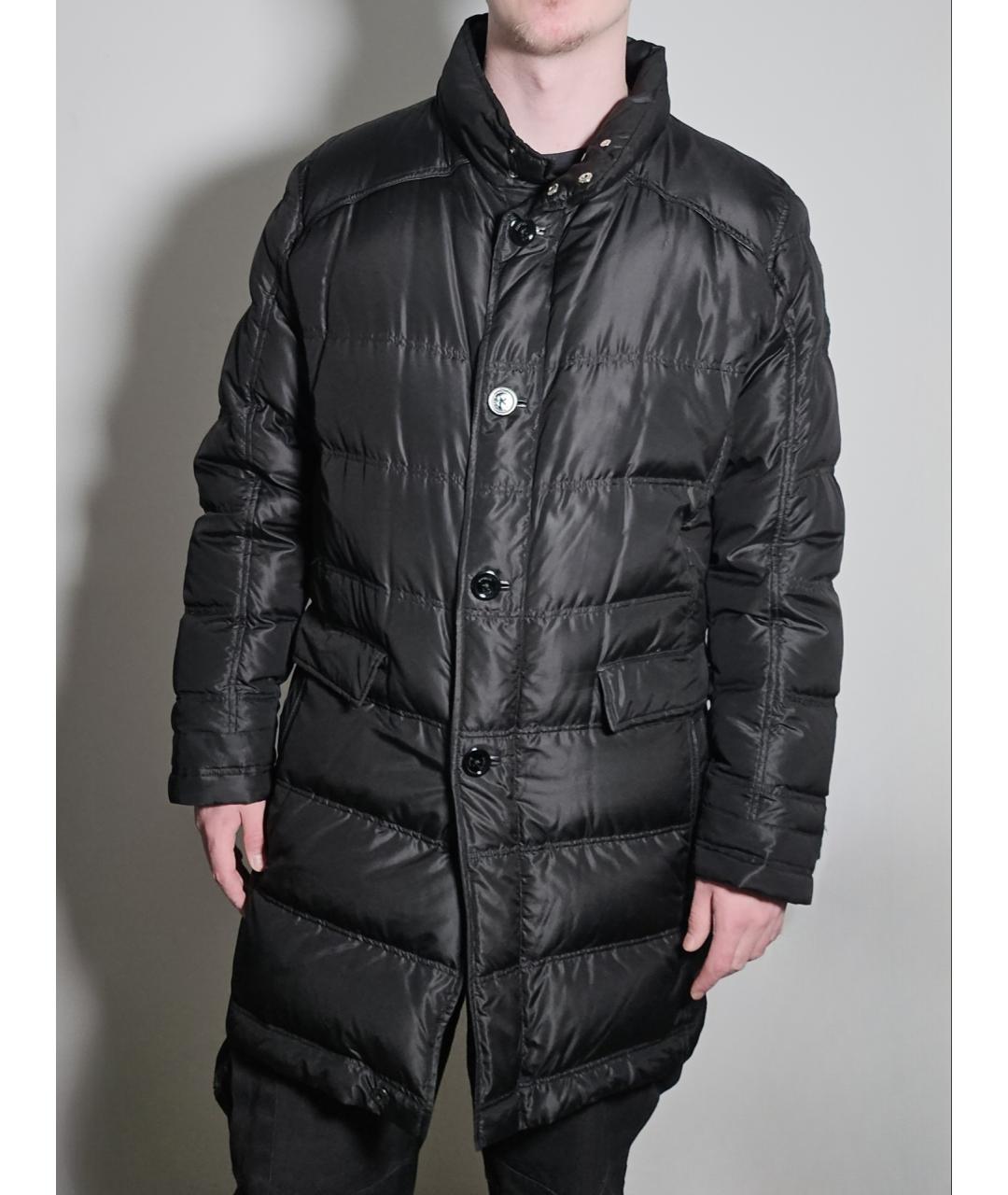 STEFANO RICCI Черный шелковый пуховик, фото 9
