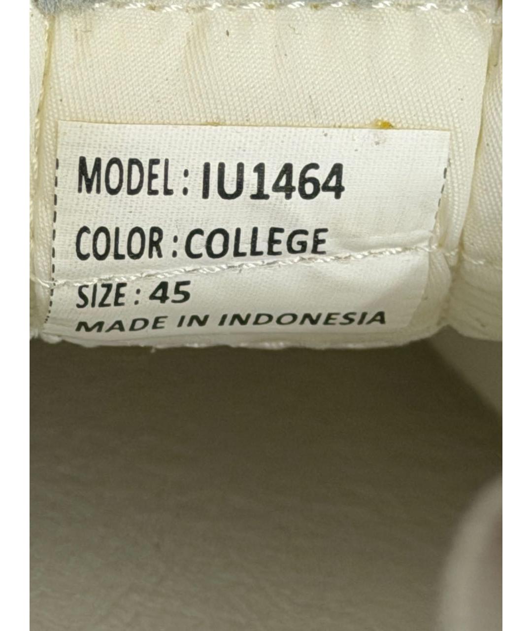 ICEBERG Серые текстильные низкие кроссовки / кеды, фото 8