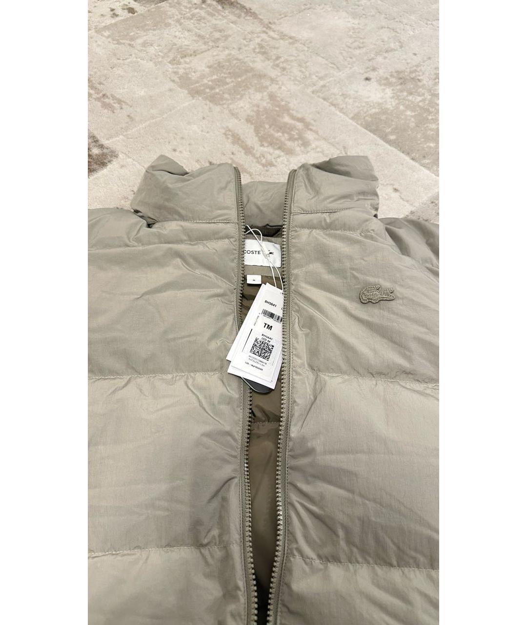 LACOSTE Хаки полиамидовая куртка, фото 3