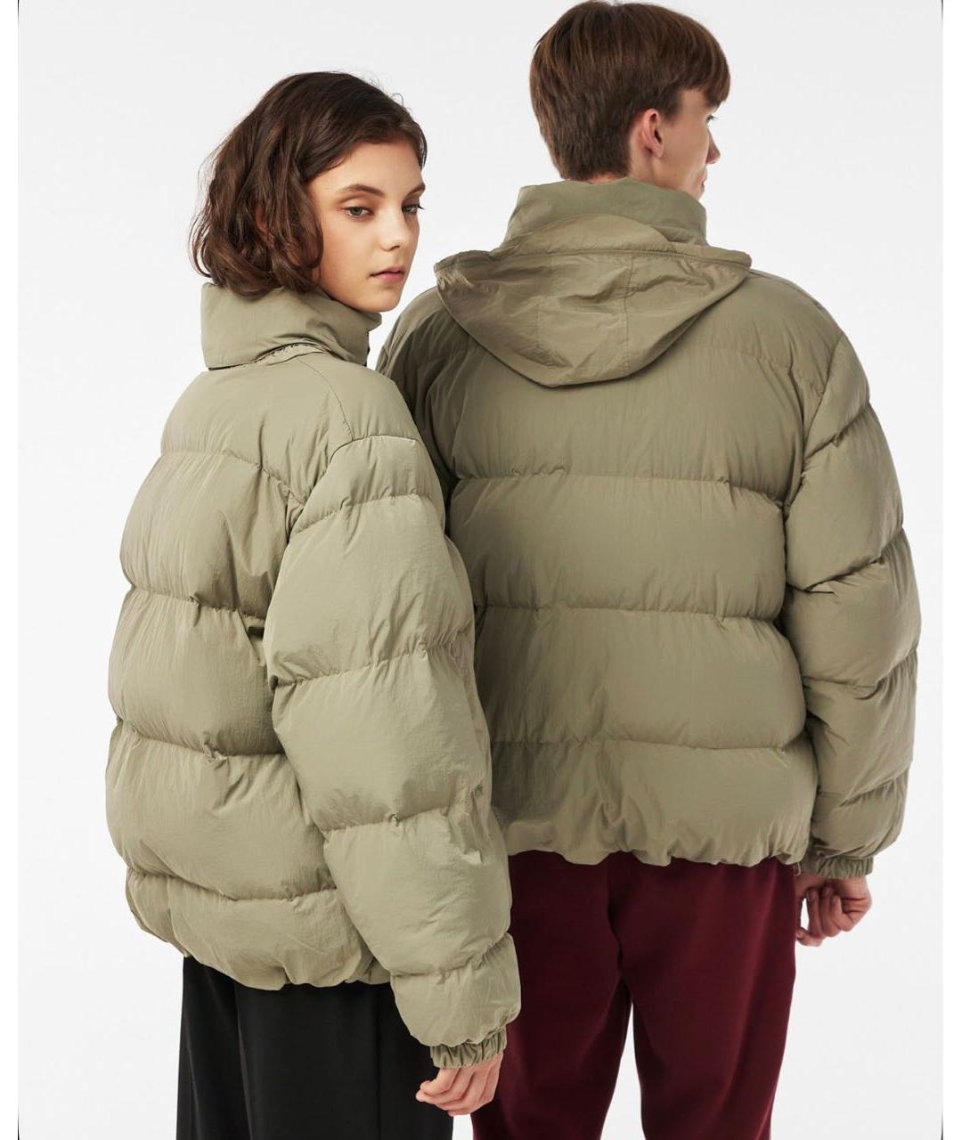 LACOSTE Хаки полиамидовая куртка, фото 6