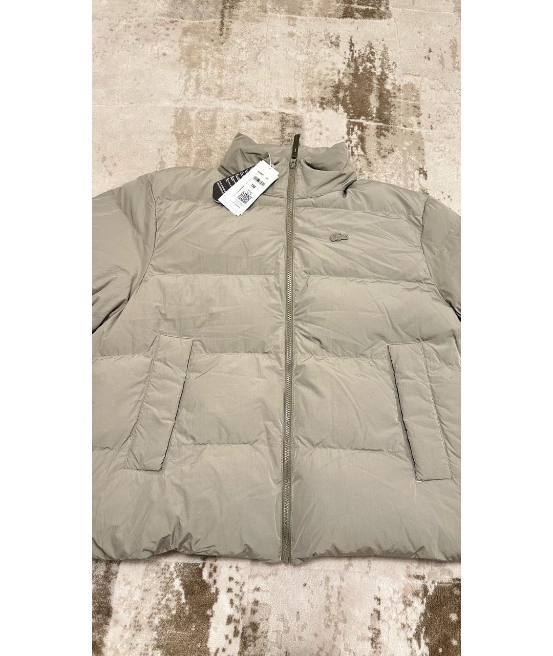 LACOSTE Хаки полиамидовая куртка, фото 4