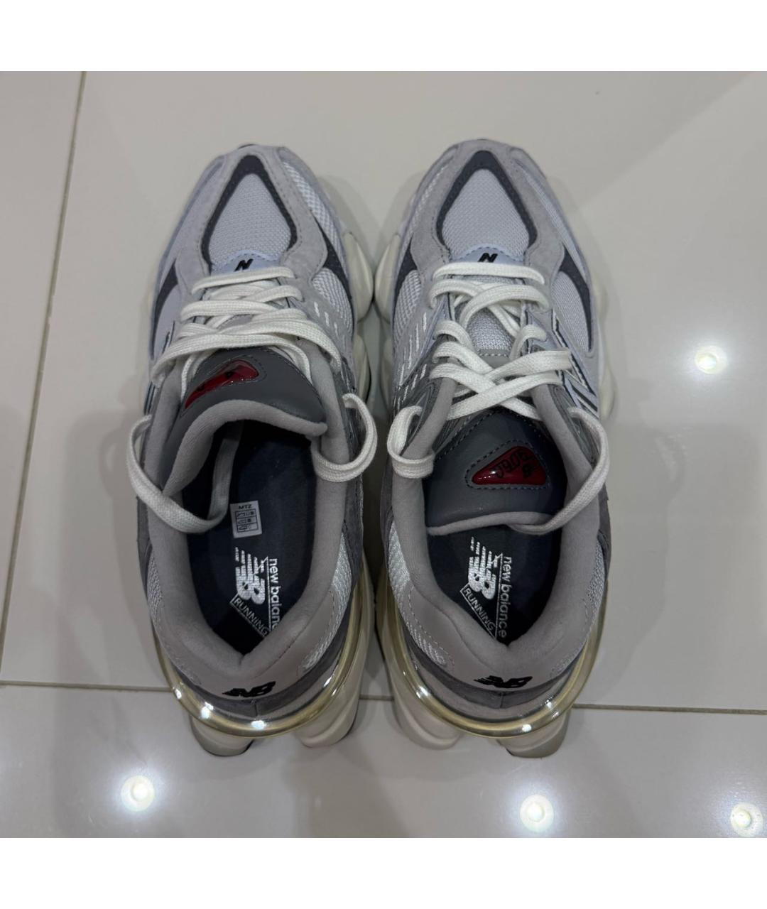 NEW BALANCE Серые замшевые кроссовки, фото 3