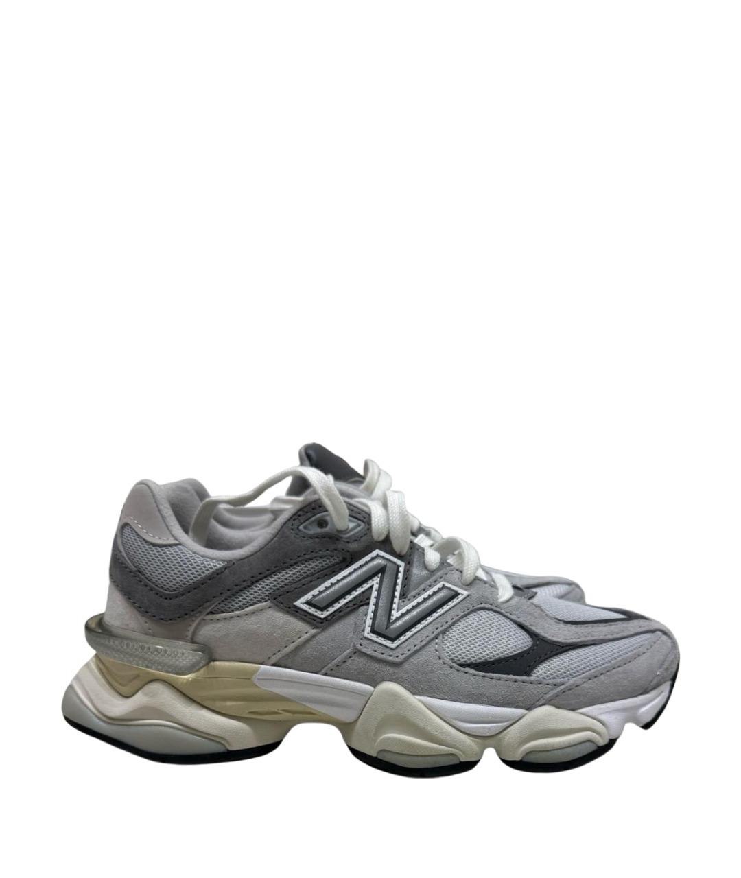 NEW BALANCE Серые замшевые кроссовки, фото 1