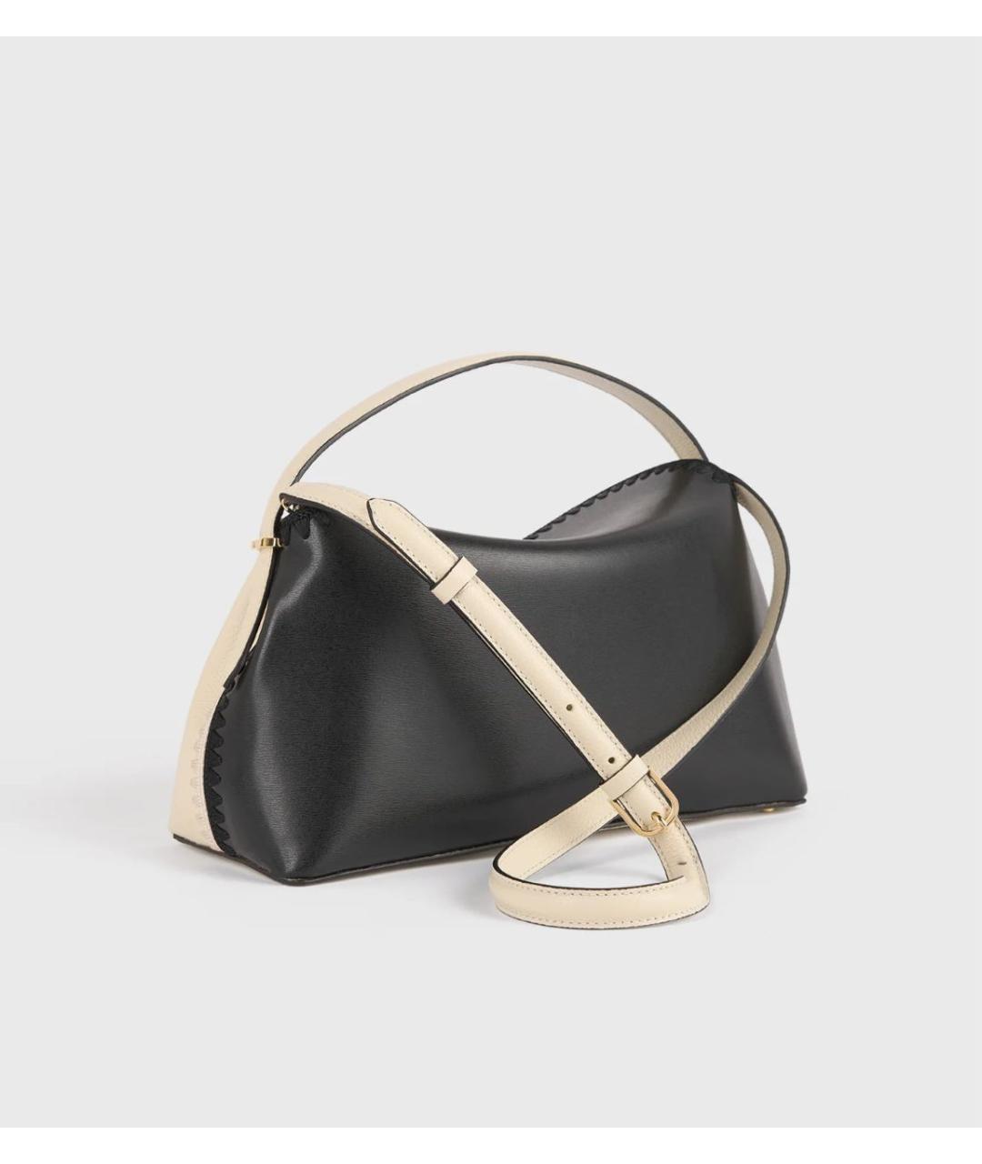 TOTEME Бежевая кожаная сумка с короткими ручками, фото 3