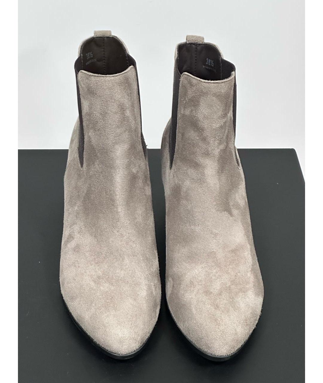 HOGAN Бежевые замшевые ботильоны, фото 2