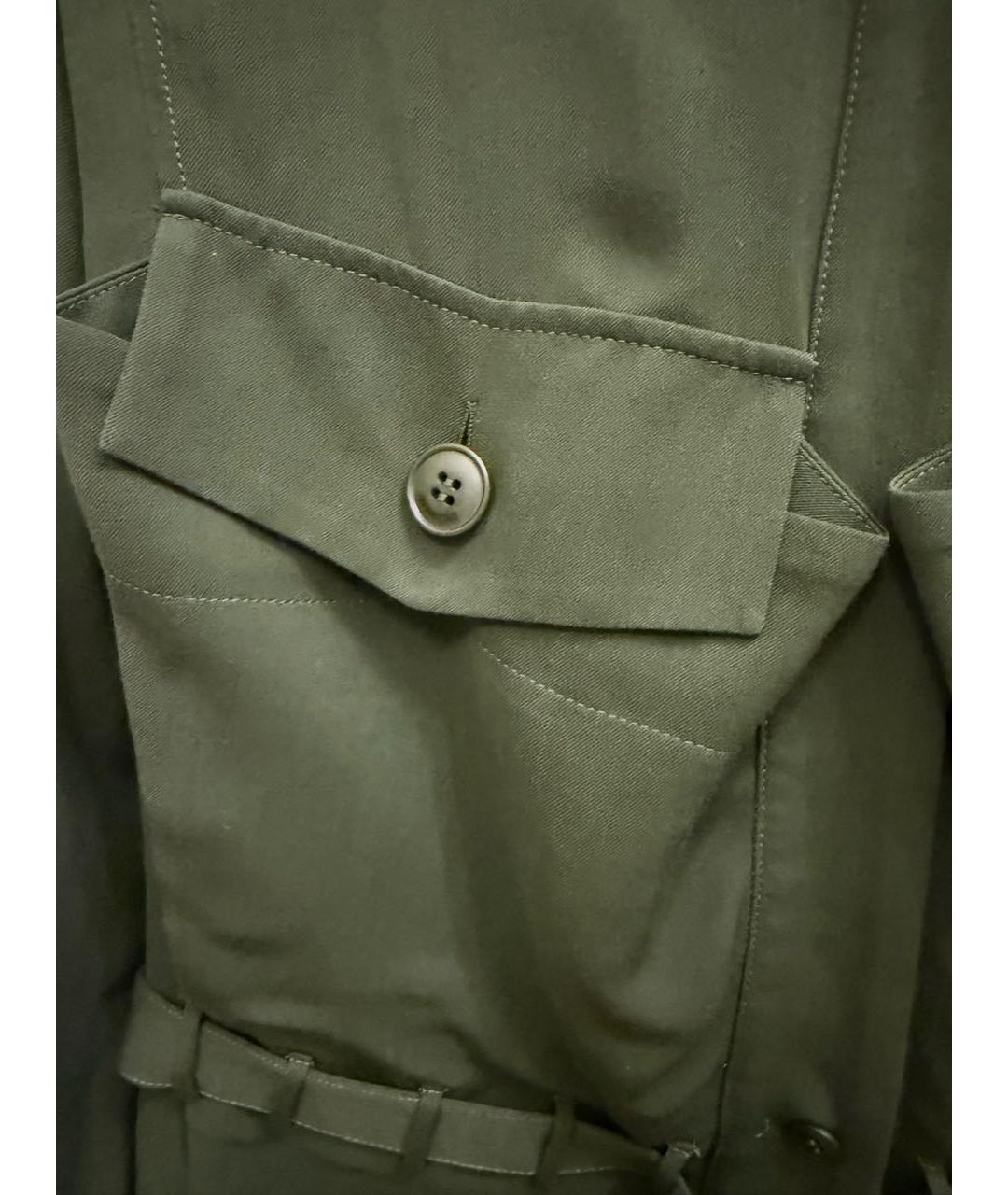 JACQUEMUS Хаки вискозная блузы, фото 3