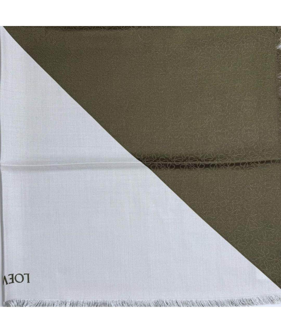 LOEWE Мульти шерстяной платок, фото 7