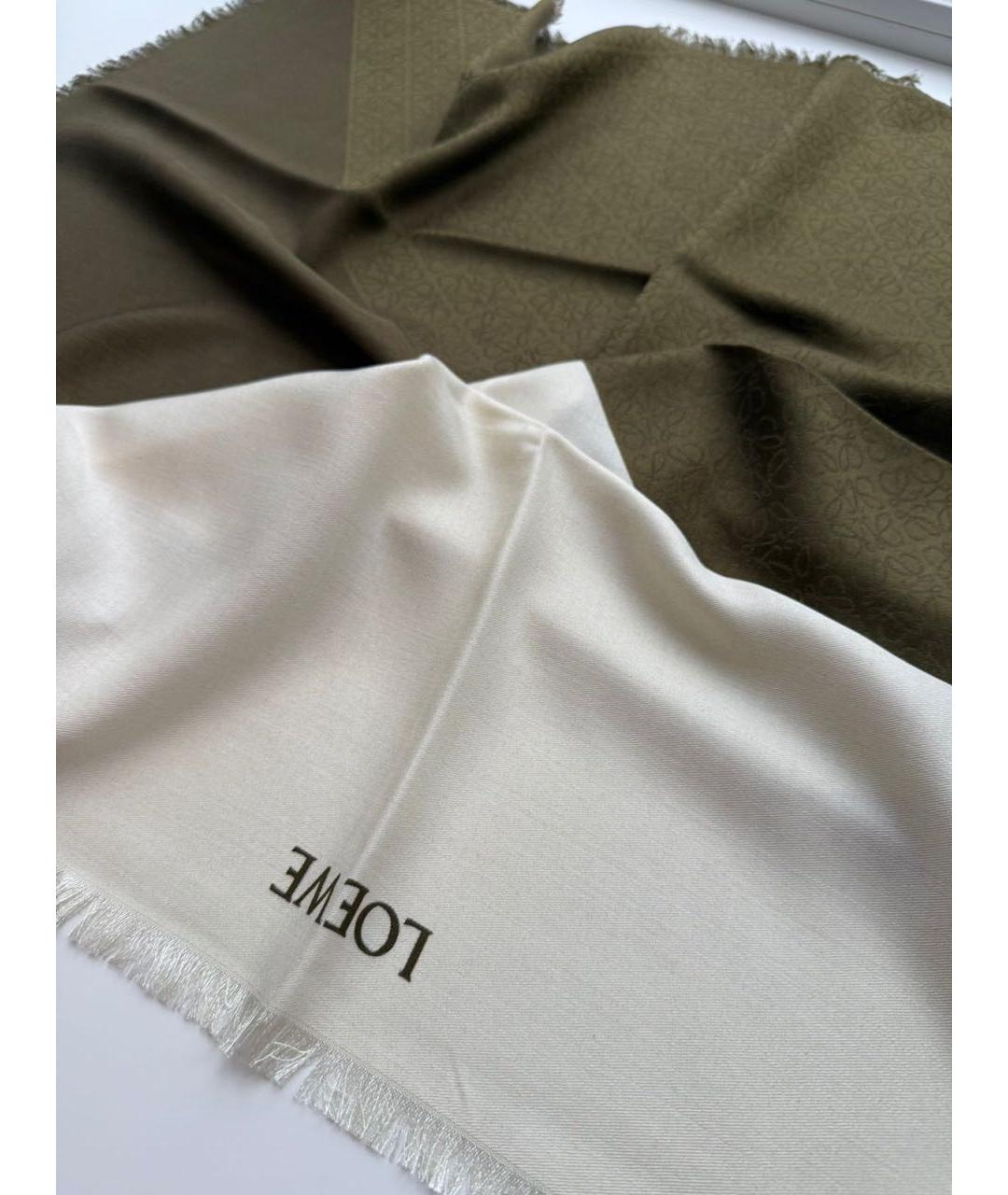 LOEWE Мульти шерстяной платок, фото 8