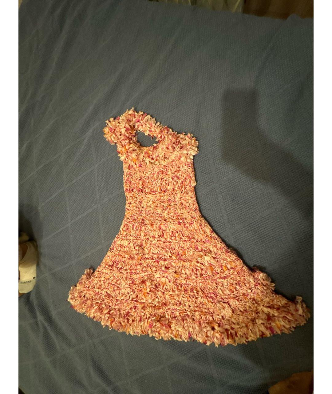 CHRISTIAN DIOR Розовое шелковое платье, фото 2