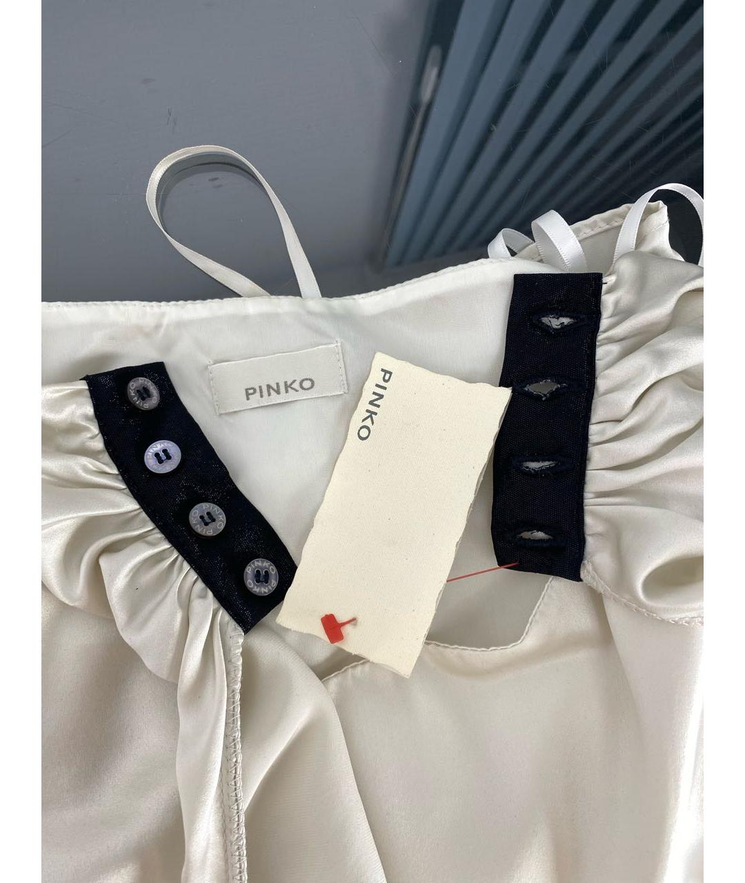 PINKO Шелковое платье, фото 3