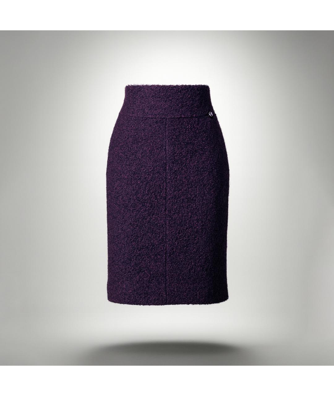 CHANEL Твидовая юбка миди, фото 4