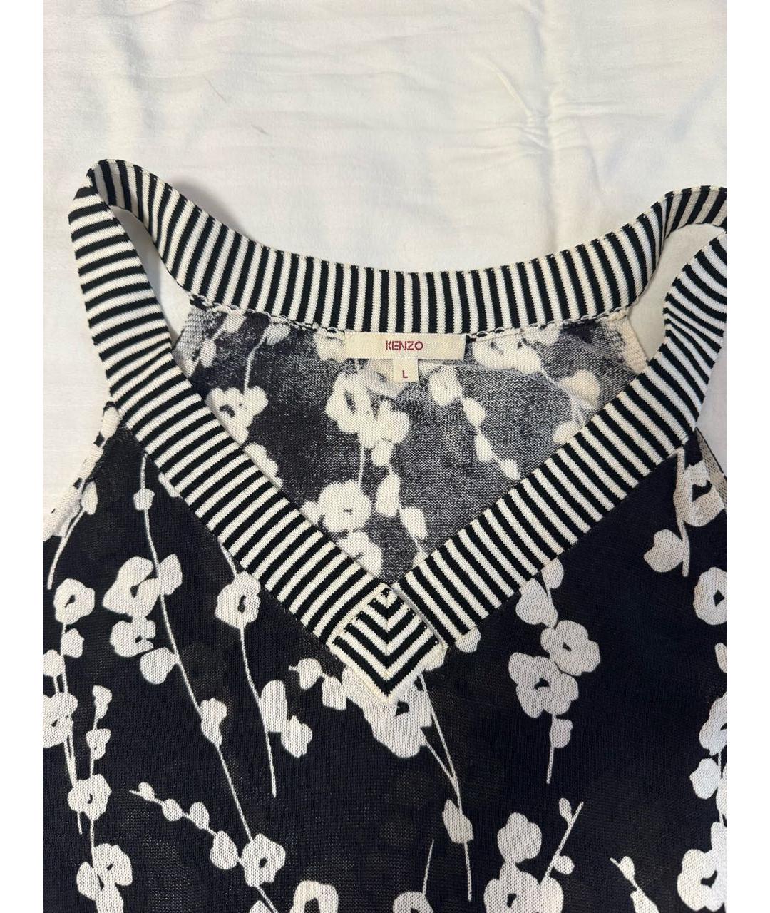 KENZO Мульти шелковая майка, фото 2