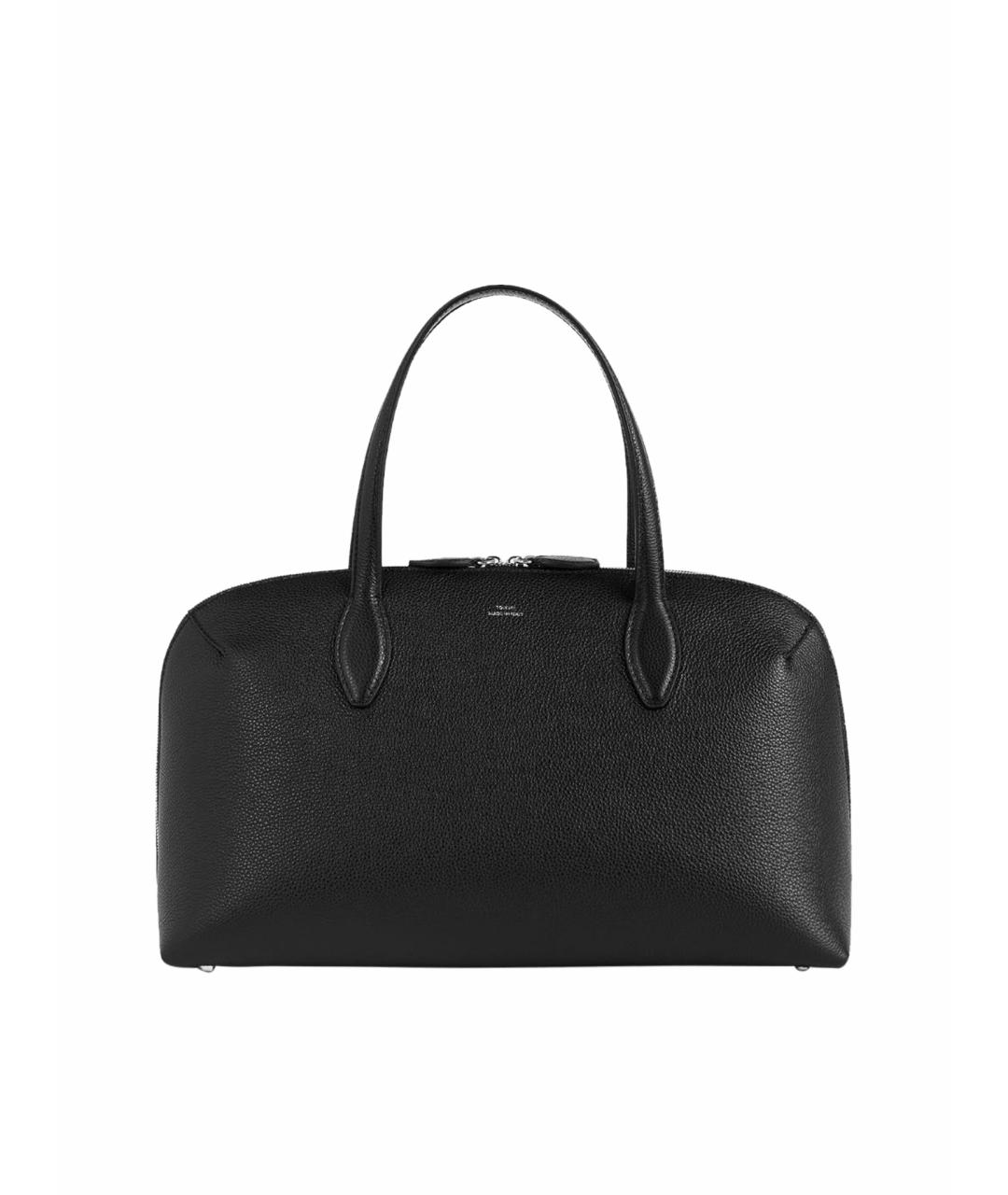 TOTEME Черная кожаная сумка через плечо, фото 1