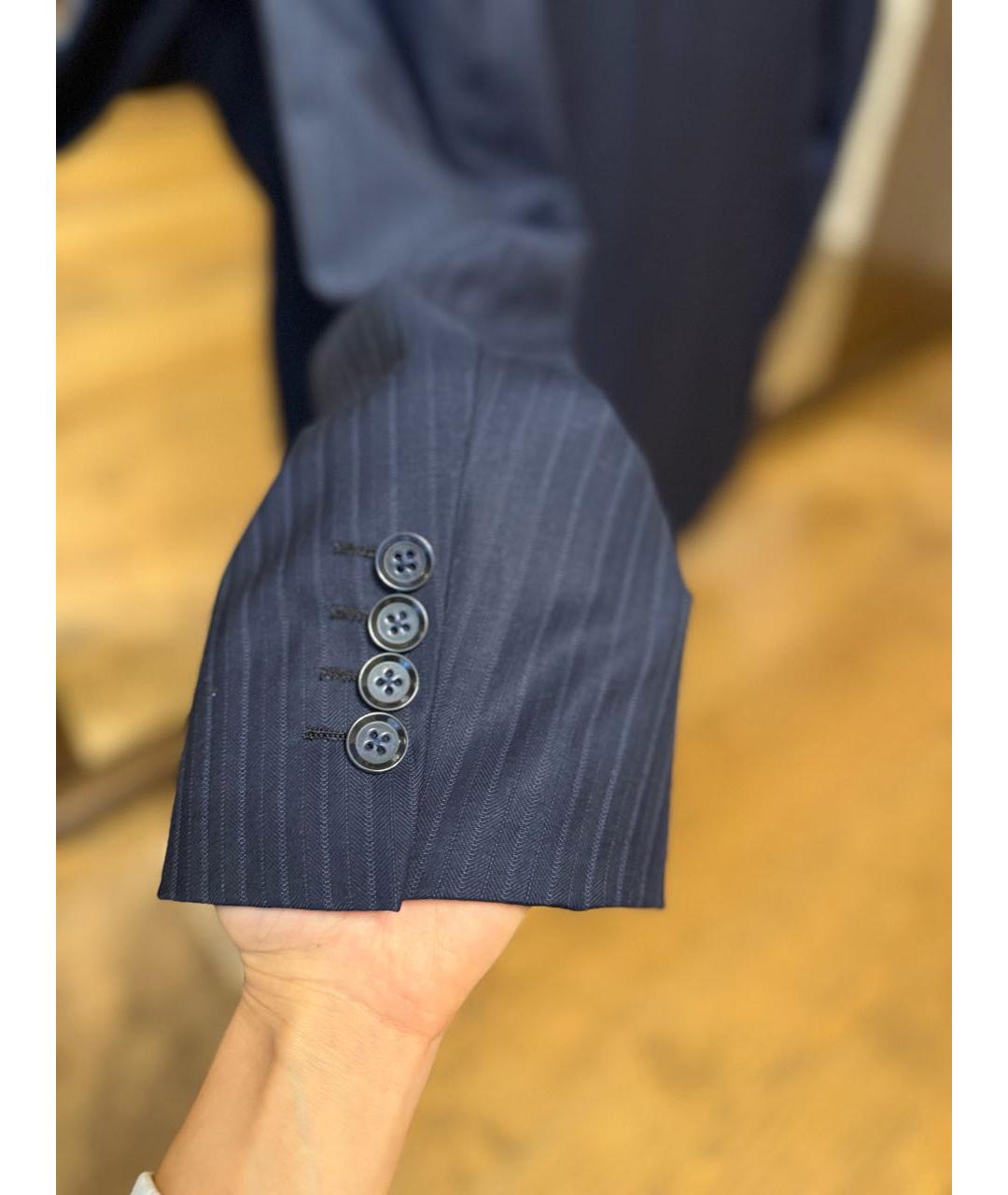 LORO PIANA Синий классический костюм, фото 4