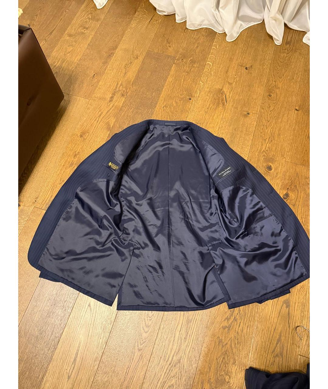 LORO PIANA Синий классический костюм, фото 2