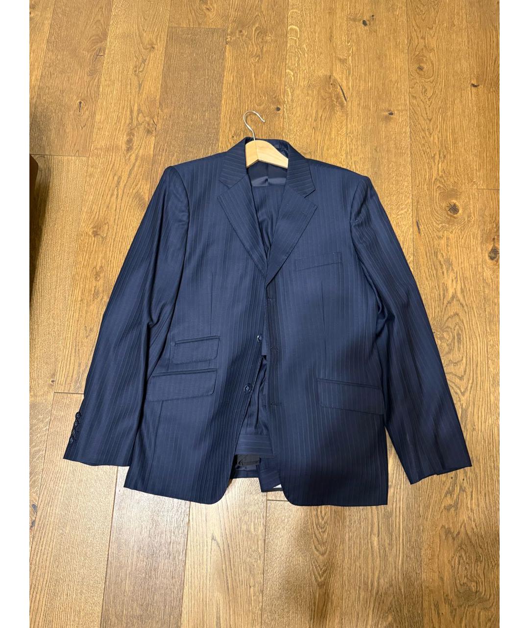 LORO PIANA Синий классический костюм, фото 5