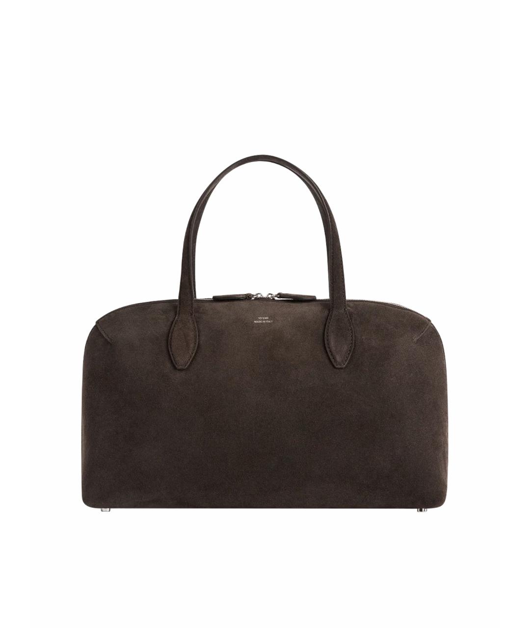 TOTEME Коричневая кожаная сумка через плечо, фото 1