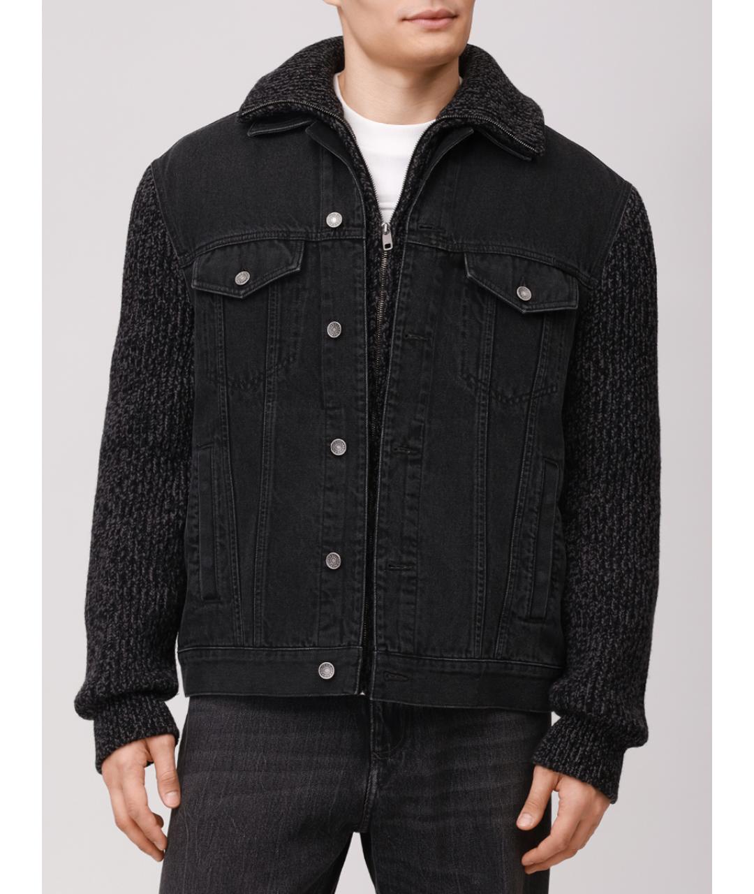 DOLCE&GABBANA Антрацитовая деним куртка, фото 4