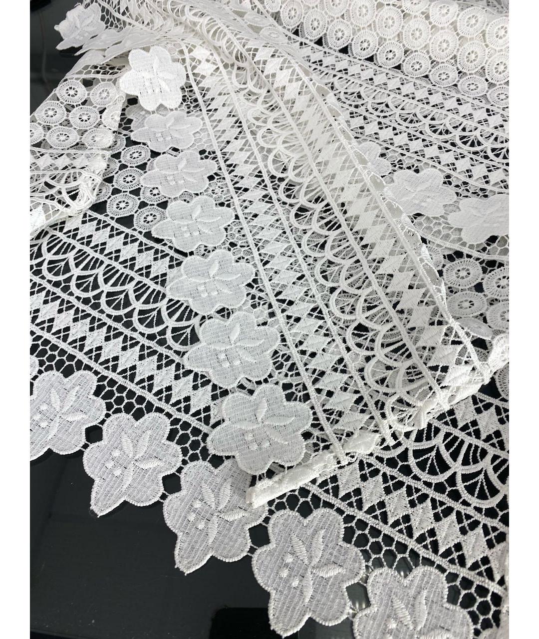 ERMANNO SCERVINO Белая полиэстеровая блузы, фото 7