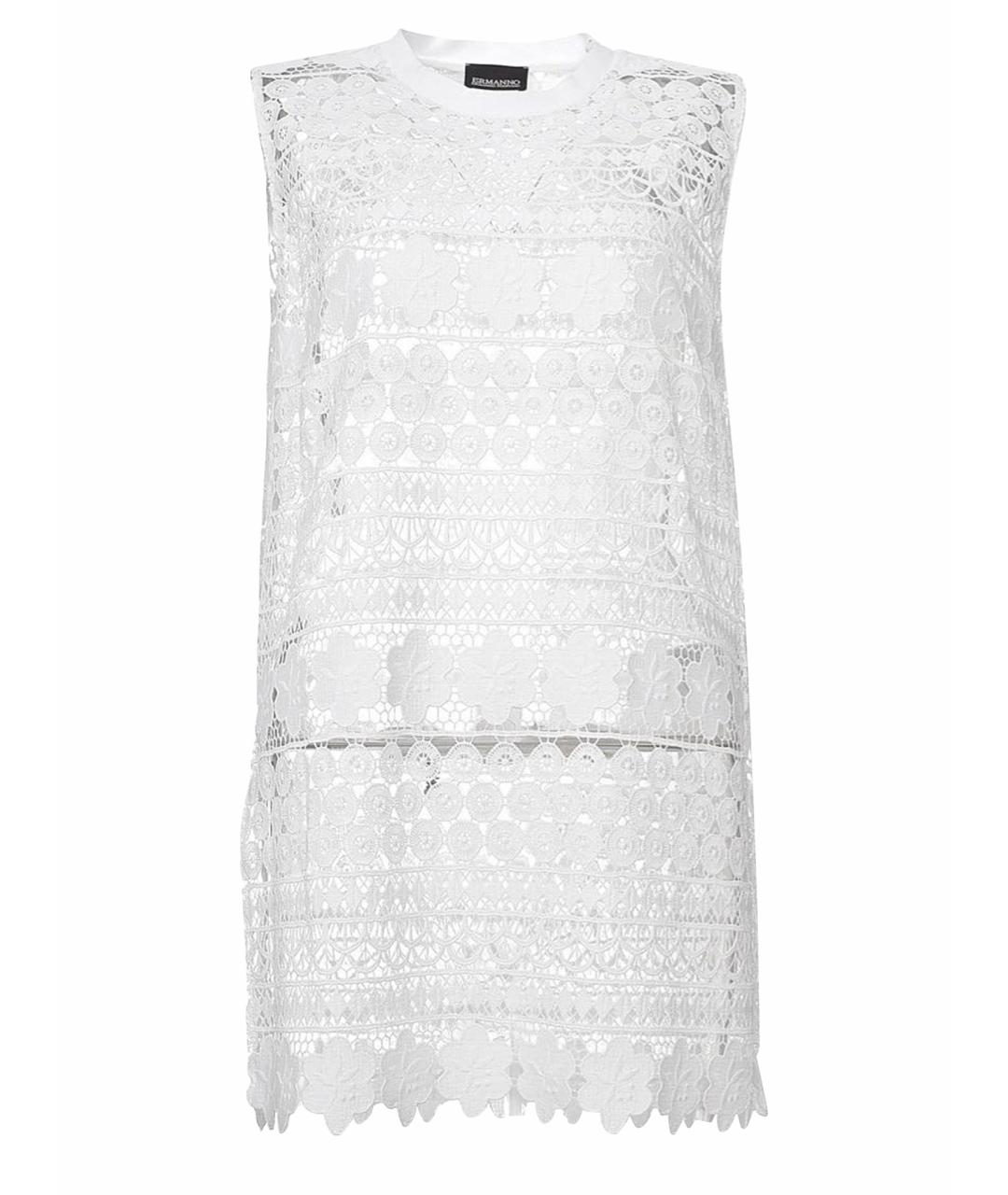 ERMANNO SCERVINO Белая полиэстеровая блузы, фото 1