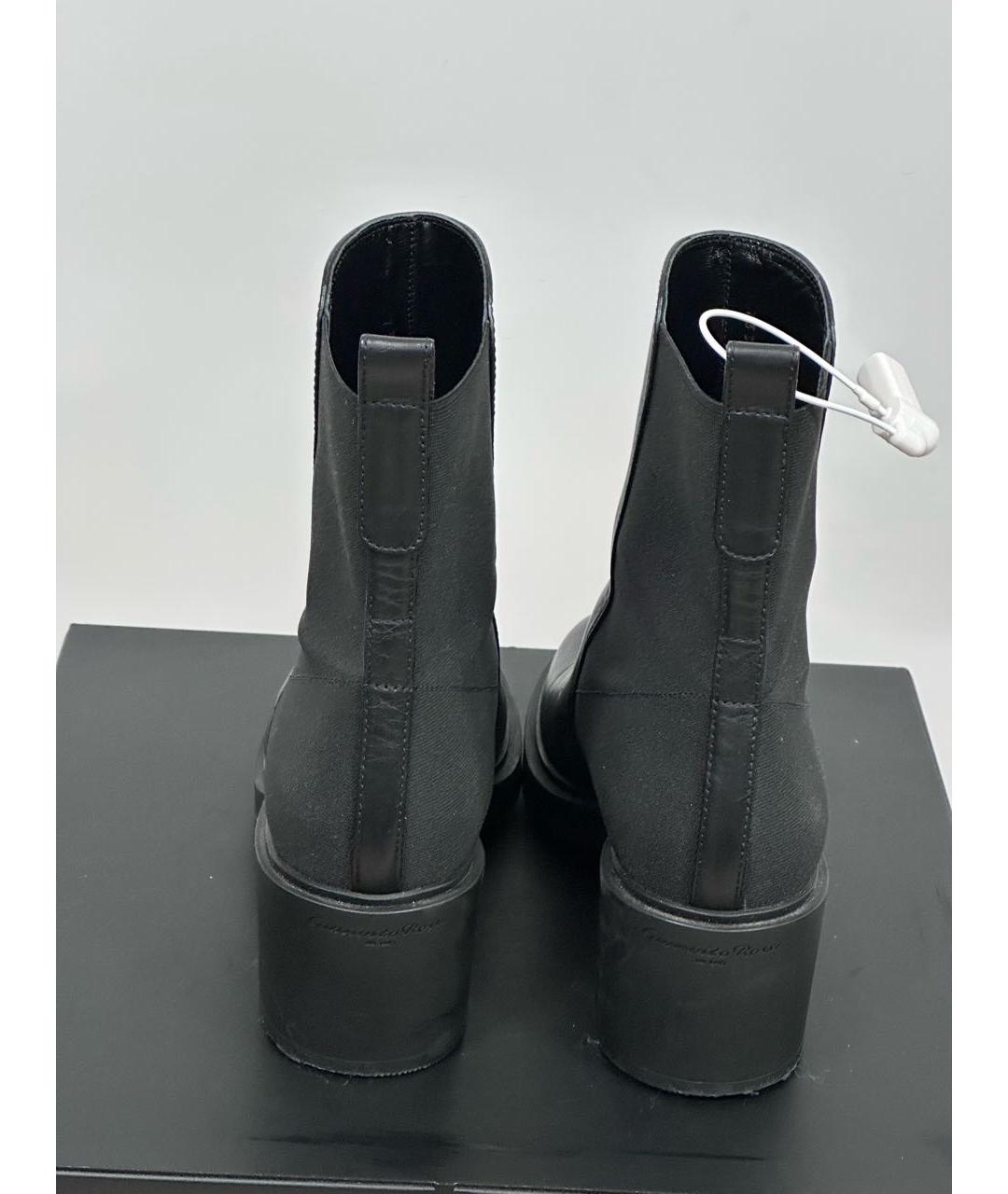 GIANVITO ROSSI Черные кожаные ботильоны, фото 3