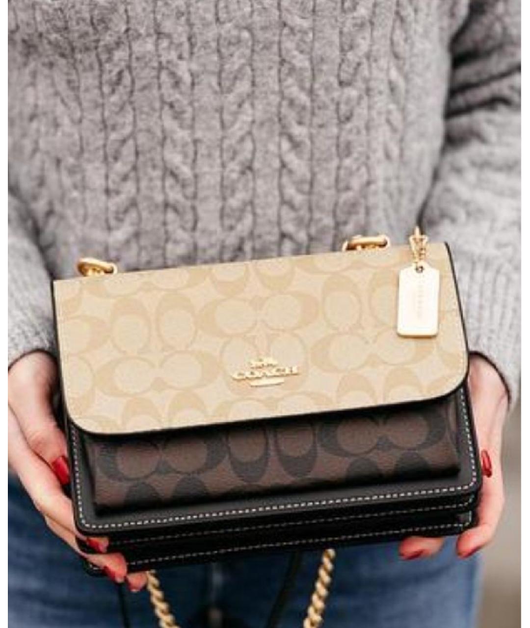 COACH Мульти кожаная сумка через плечо, фото 5